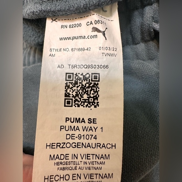 Puma Green Jogger Sweat pants - Picture 6 of 7